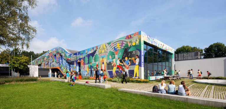 Gymnasium Beekvliet's Extension l MVRDV + Van Boven Architecten