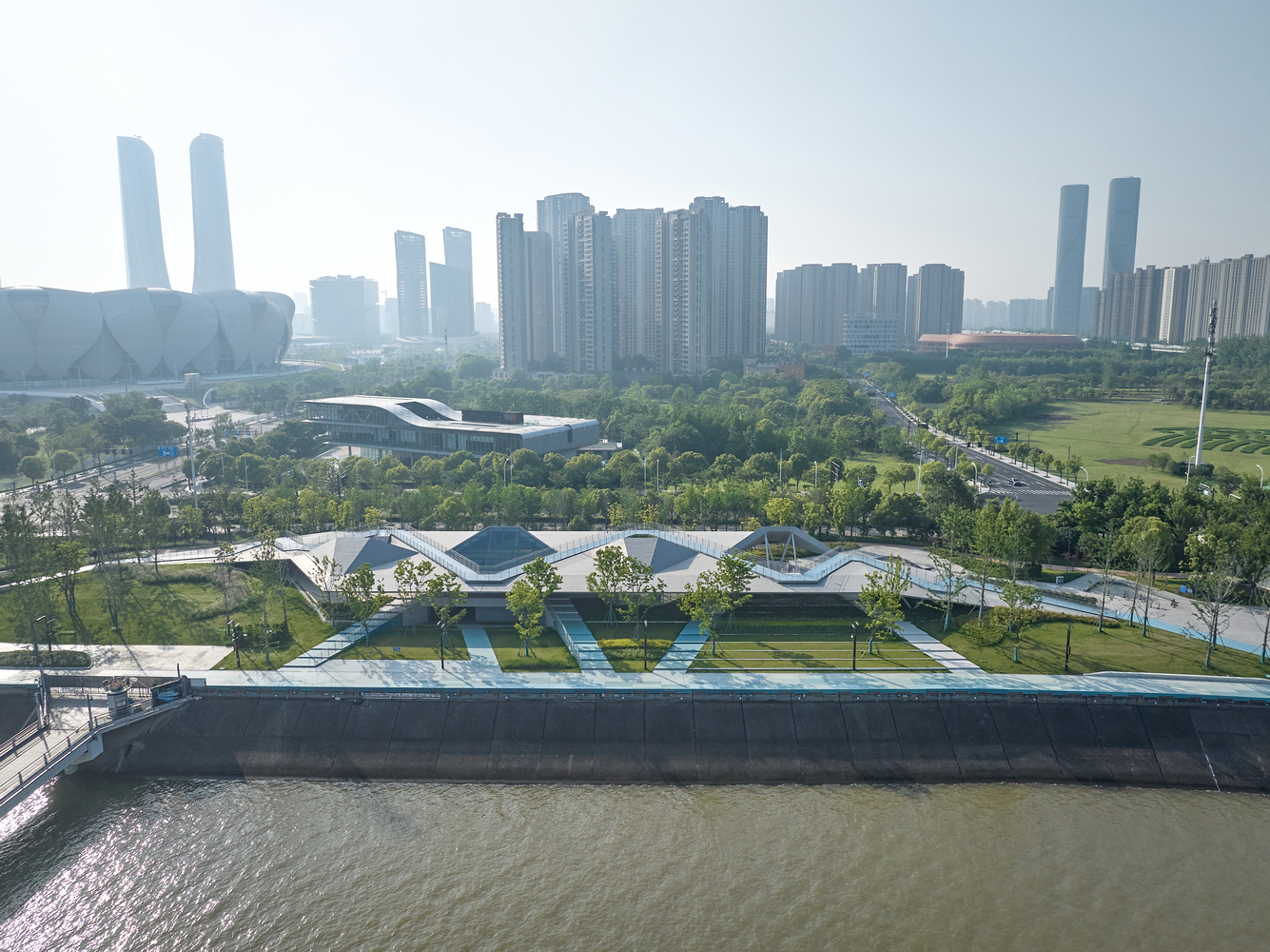 hangzhou-riverfront-public-space-sanqiao-asian-games-park-tjad-original-design-studio