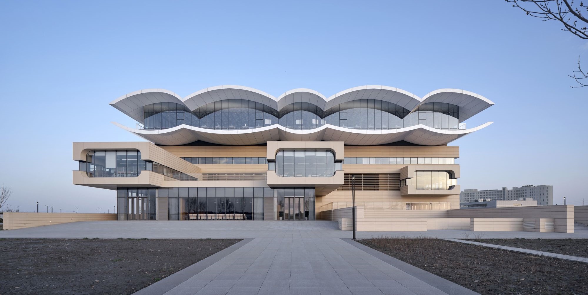 Library and School Gate of CAUC | TJAD Original Design Studio - Arch2O.com