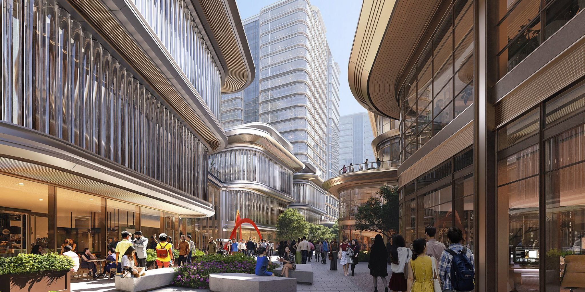 Foster + Partners debuts Changfeng mixed-use development in Shanghai ...