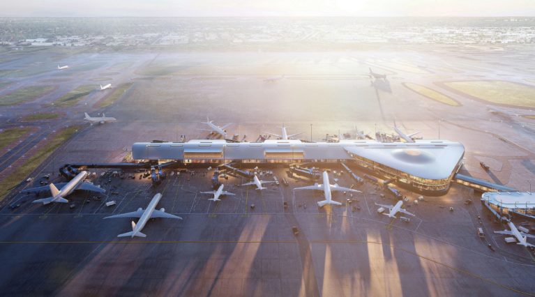 Chicago O'Hare's New Satellite Concourse Design Unveiled by SOM-Led Team