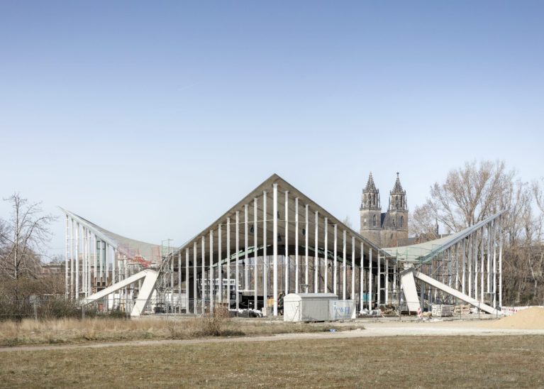 Hyparschale Building Hall - Conversion Refurbishment and Conservation | gmp Architects