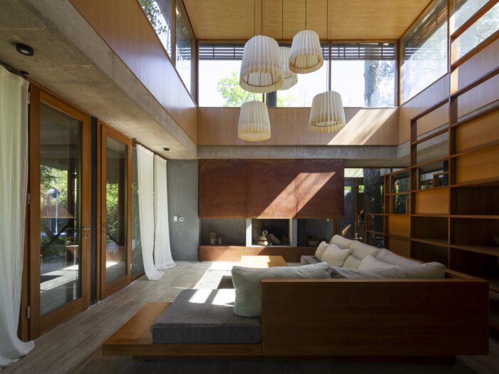 House Between Trees