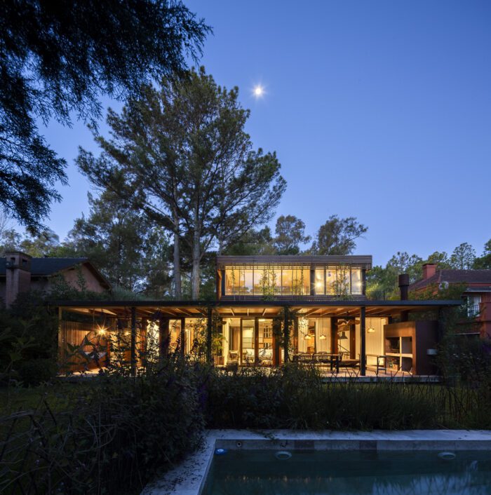 House Between Trees