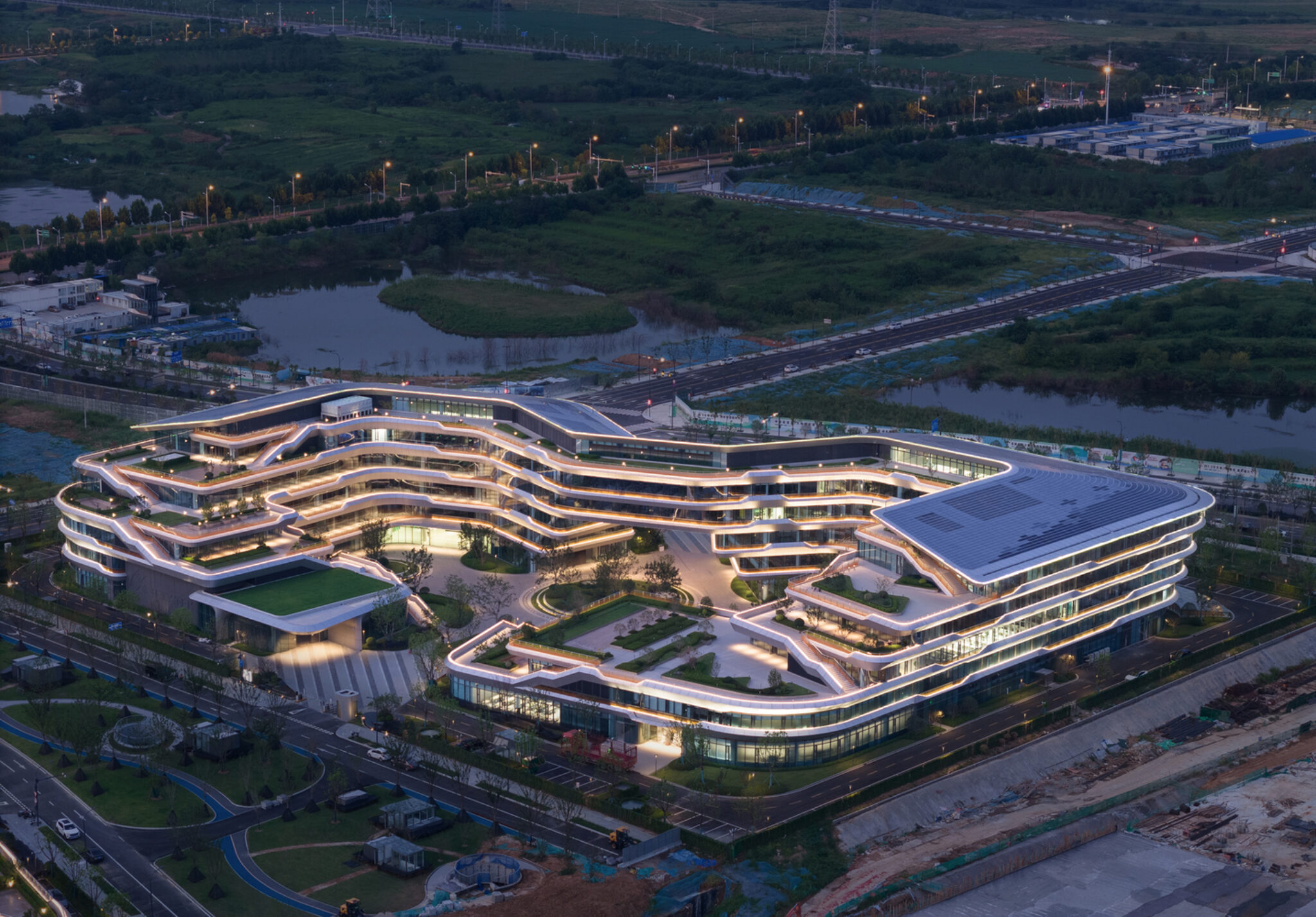iFLYTEK AI Headquarters Campus (Phase I) | line+ studio - Arch2O.com