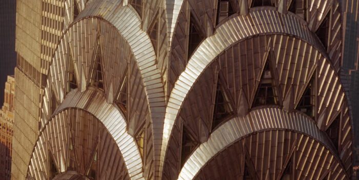 metal plating on chrysler building tower manhattan royalty free image 1709845415