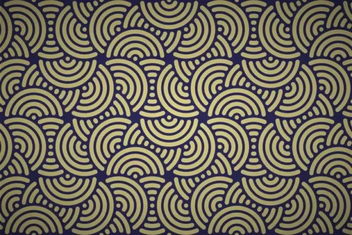 Art Deco Oriental Pattern