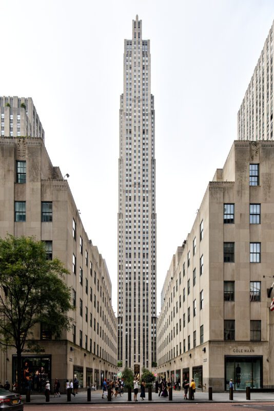 30 Rockefeller Plaza viewed from 5th Avenue, August 29, 2024 (cropped)