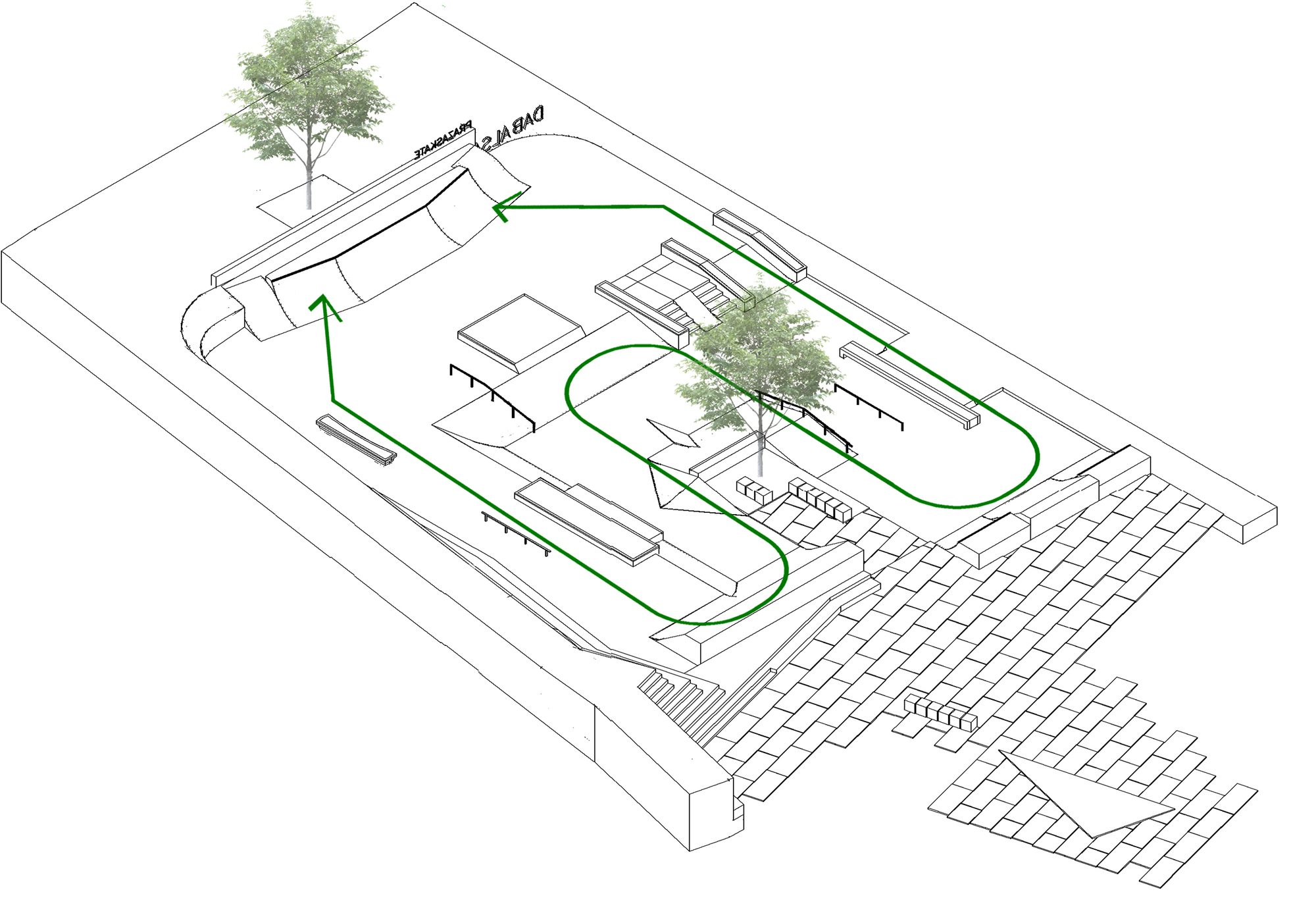 The Skate Park in Carballo