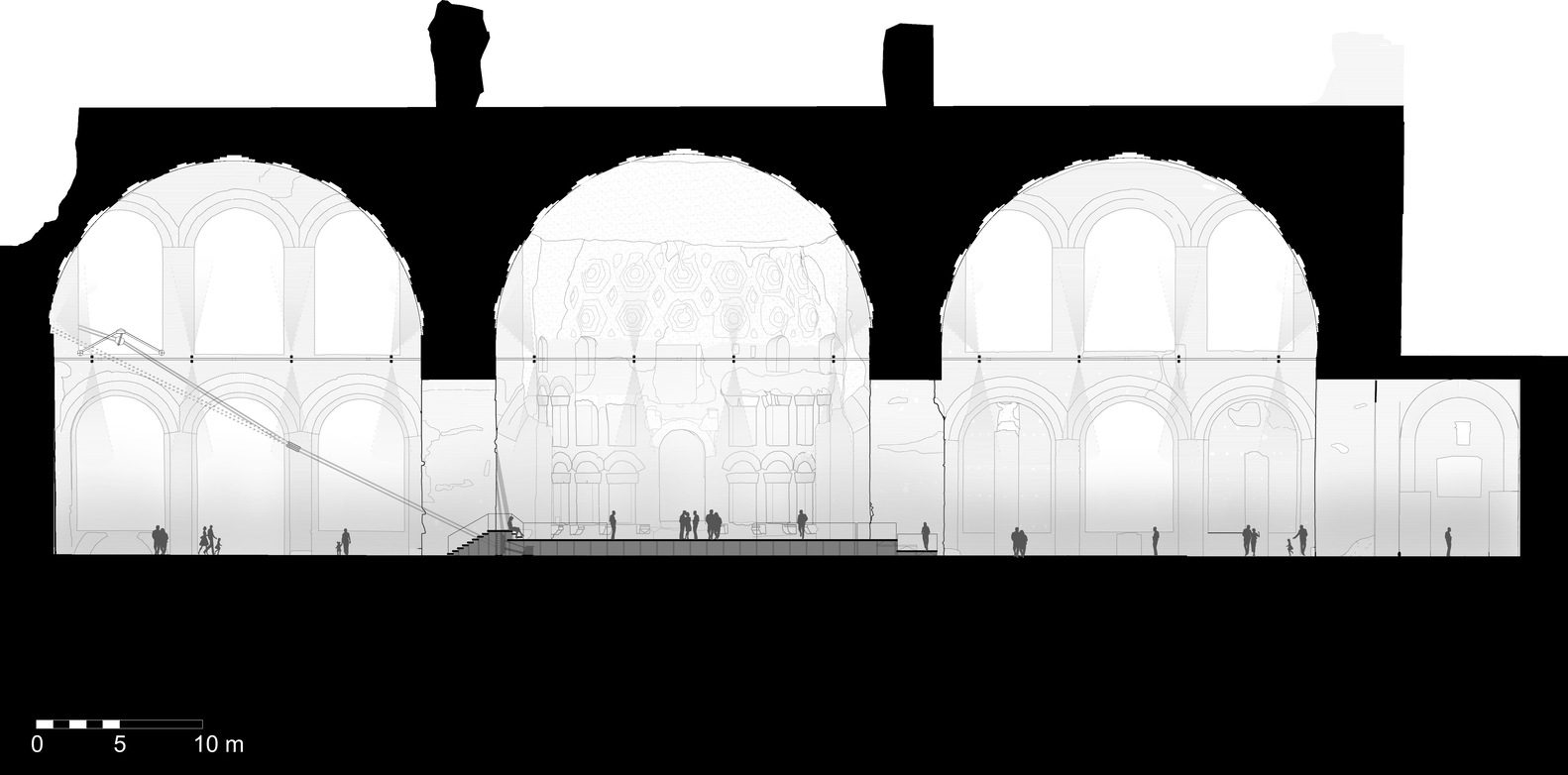 Basilica di Massenzio Exhibition Pathway