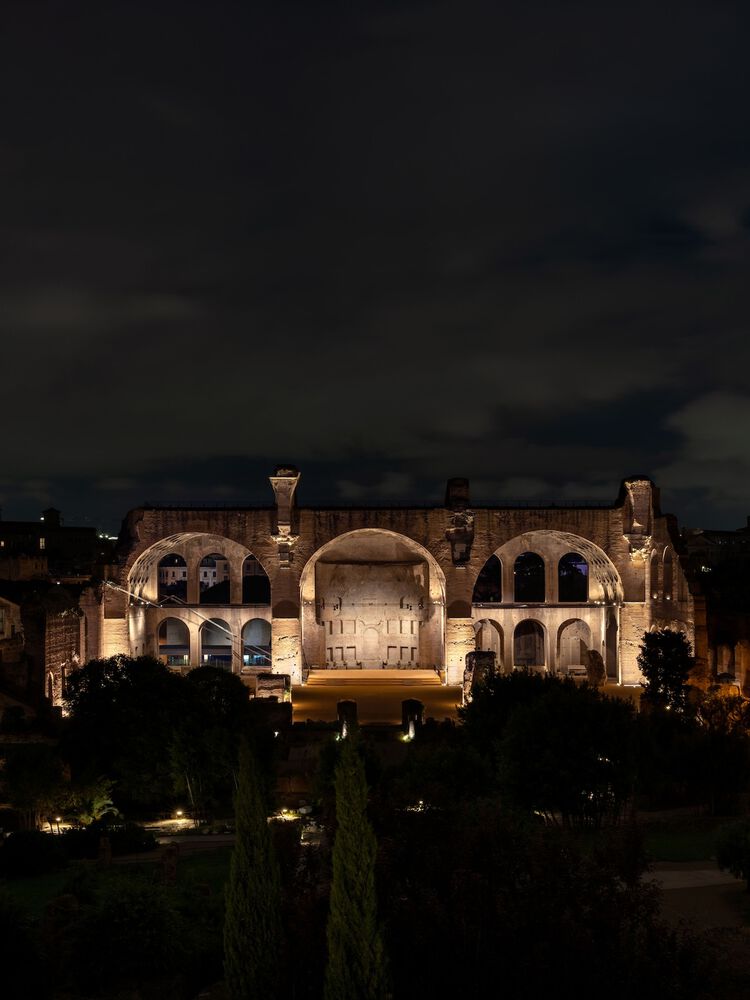Basilica di Massenzio Exhibition Pathway