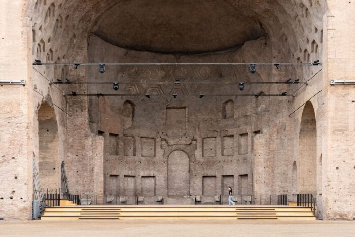 Arch2O Basilica di Massenzio Exhibition Pathway Basilica di Massenzio Exhibition Pathway