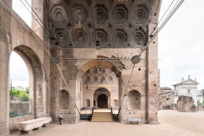 Arch2O Basilica di Massenzio Exhibition Pathway Basilica di Massenzio Exhibition Pathway