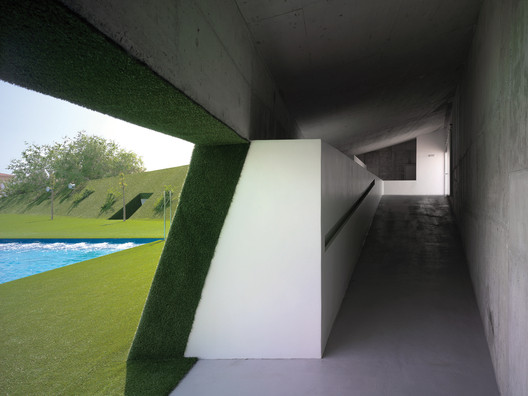 Public Pool on a Urban Artificial Valley