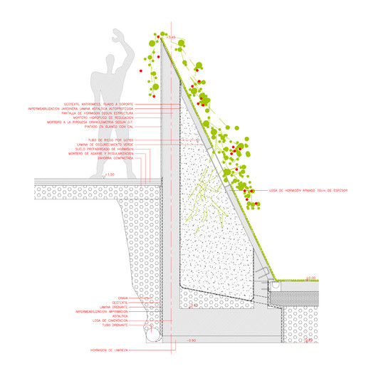 Public Pool on a Urban Artificial Valley