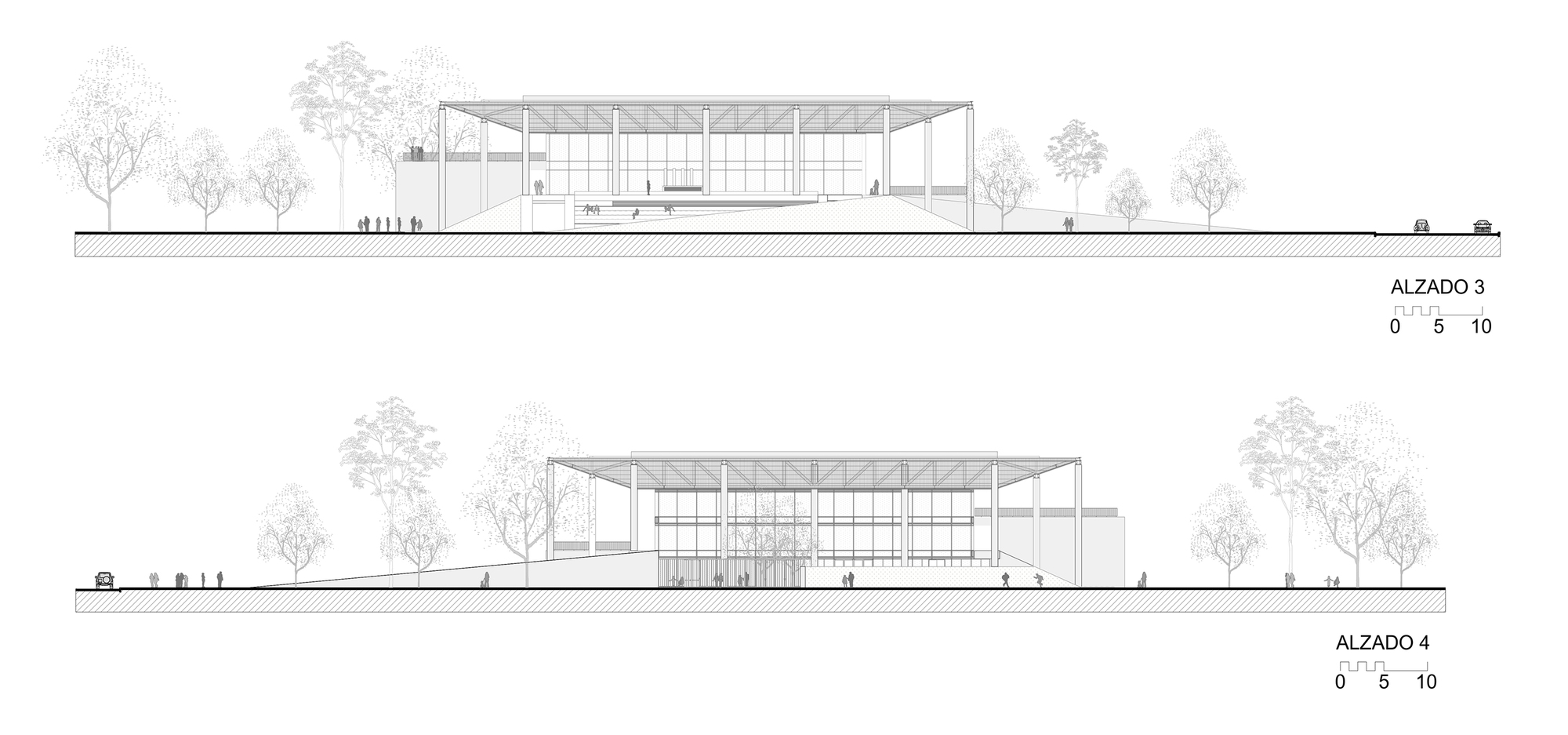 Reacreation and Cultural Center of Parque Metropolitano El Tunal
