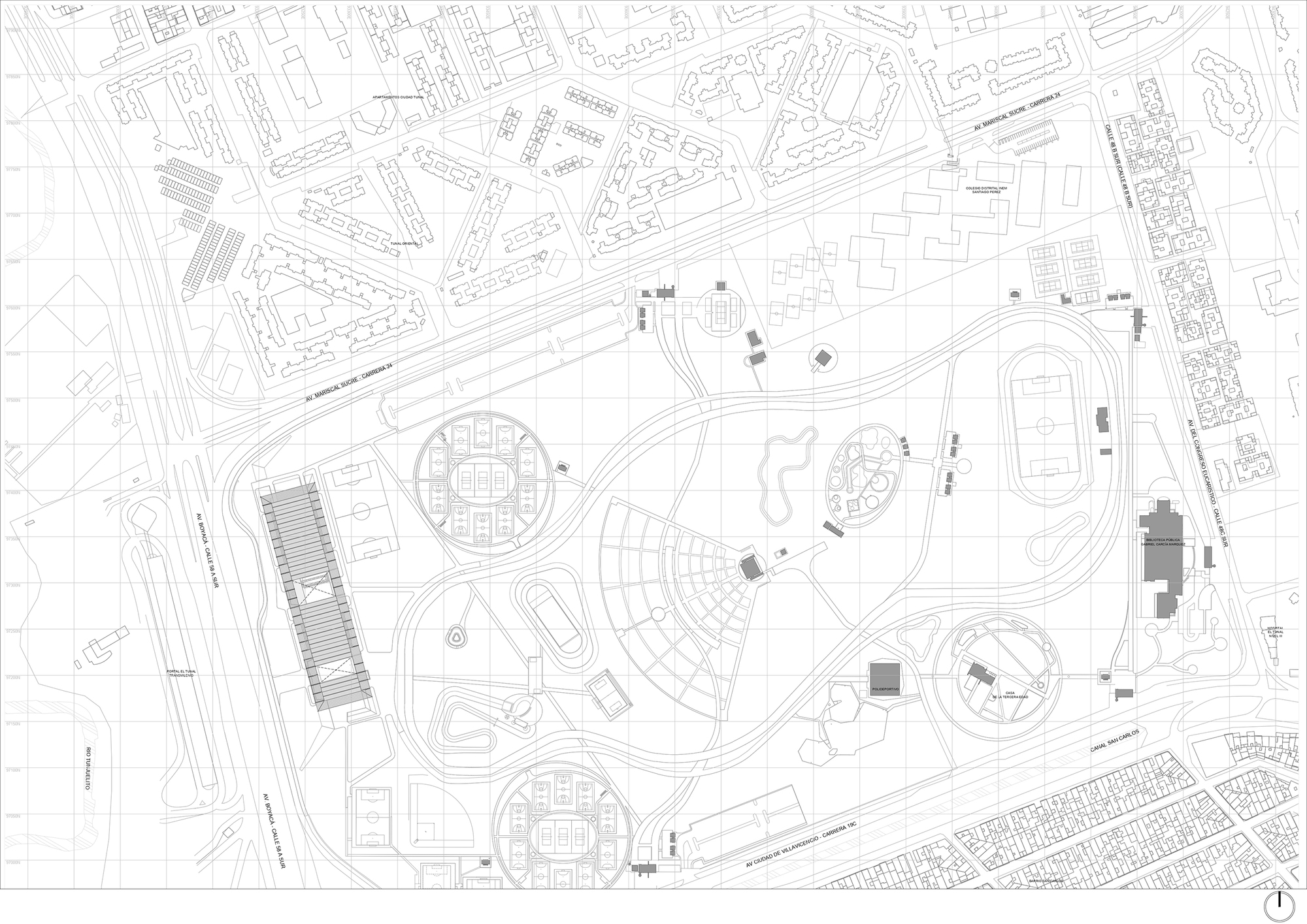 Reacreation and Cultural Center of Parque Metropolitano El Tunal
