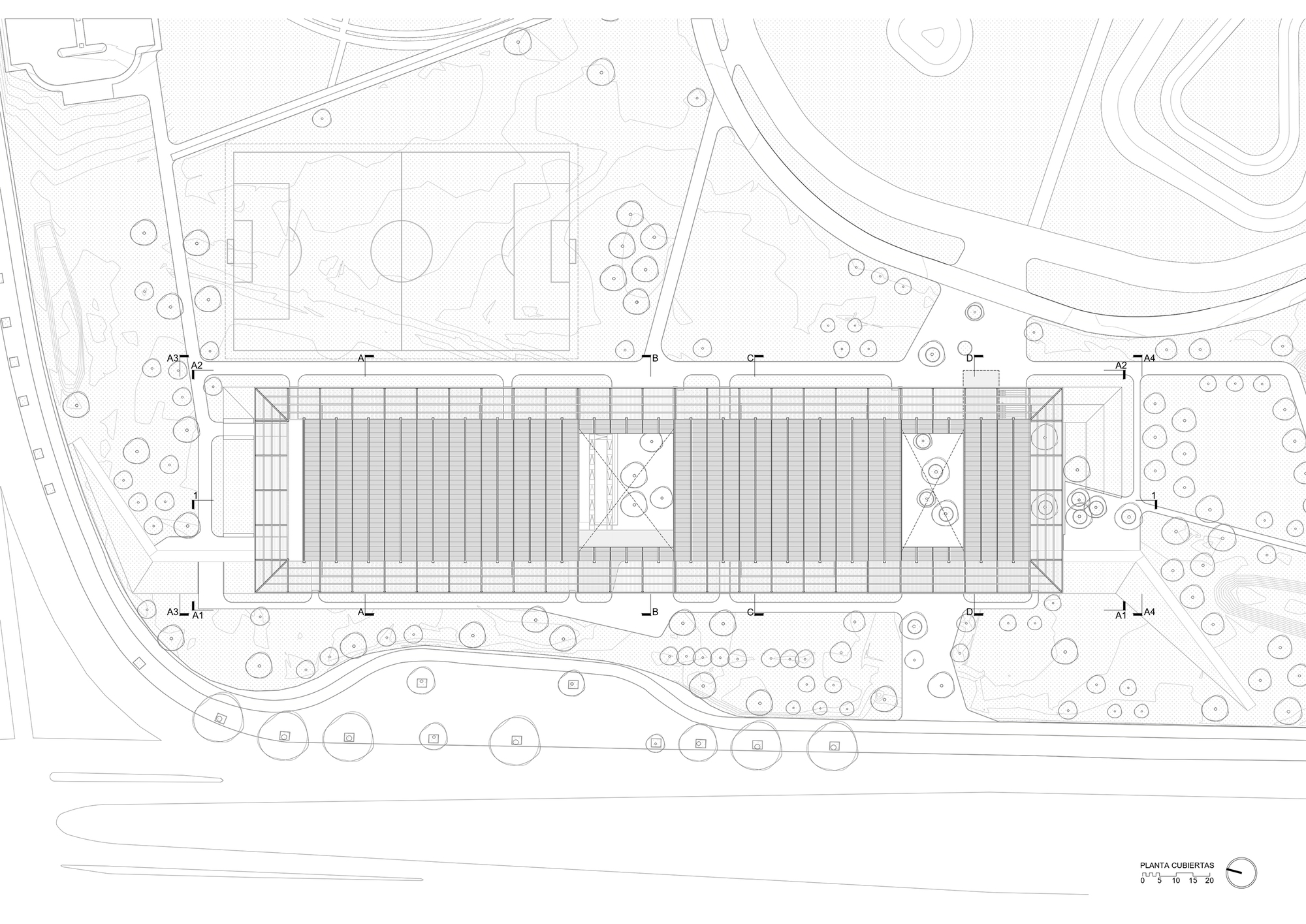 Reacreation and Cultural Center of Parque Metropolitano El Tunal