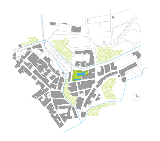 Public Pool on a Urban Artificial Valley