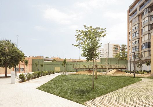 Playground landscapes at Santa María Mazzarello Square