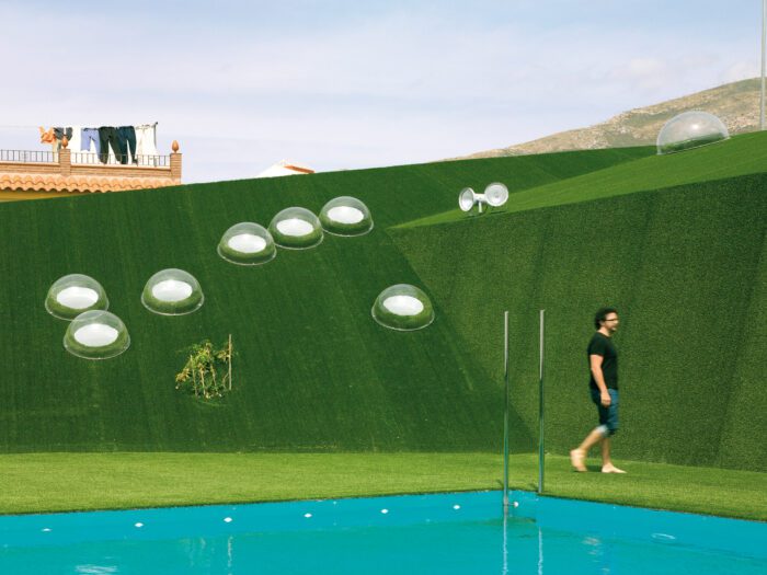 Public Pool on a Urban Artificial Valley