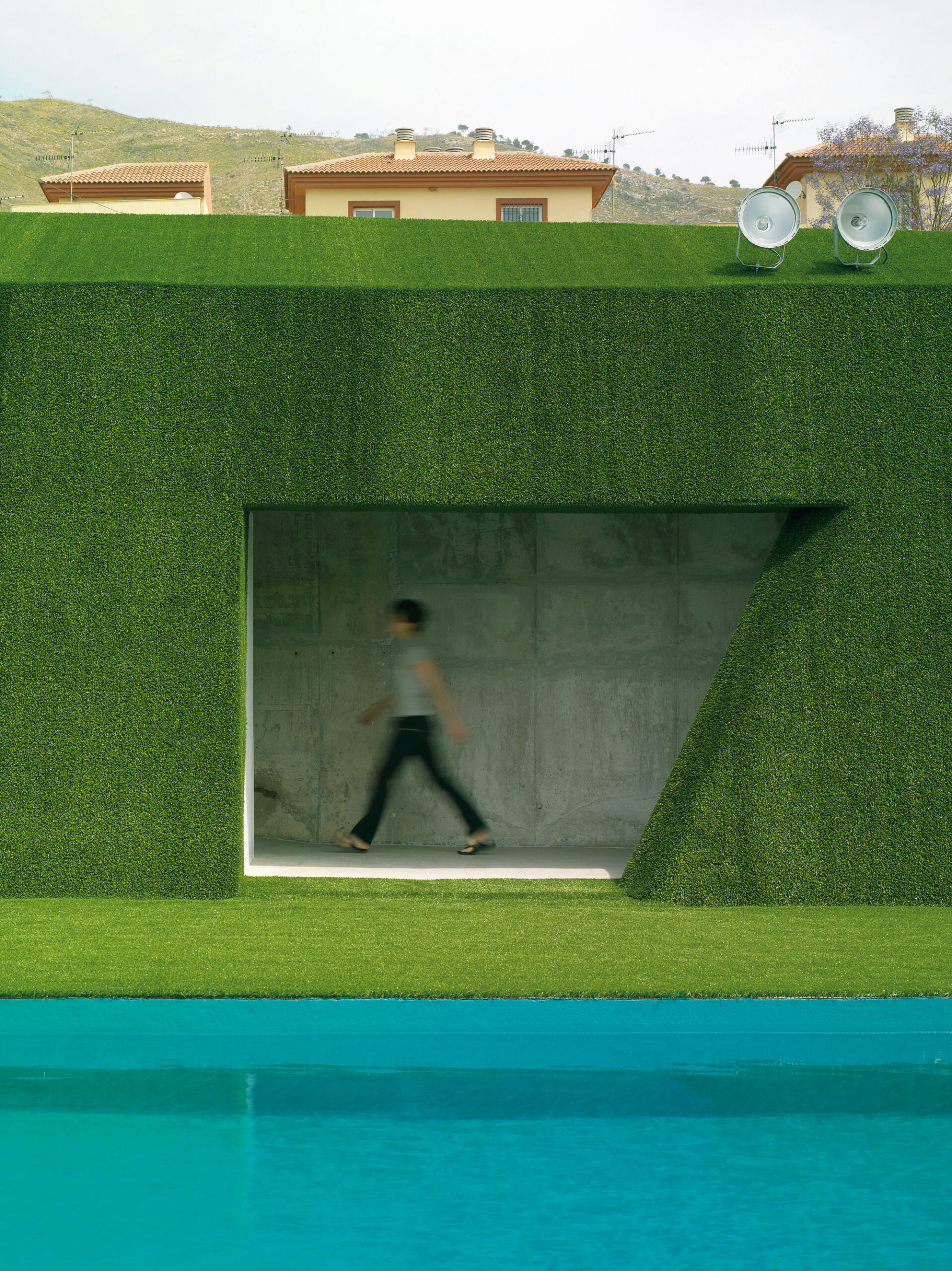 Public Pool on a Urban Artificial Valley