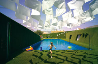 Public Pool on a Urban Artificial Valley