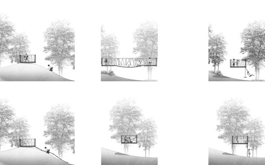 Playground landscapes at Santa María Mazzarello Square