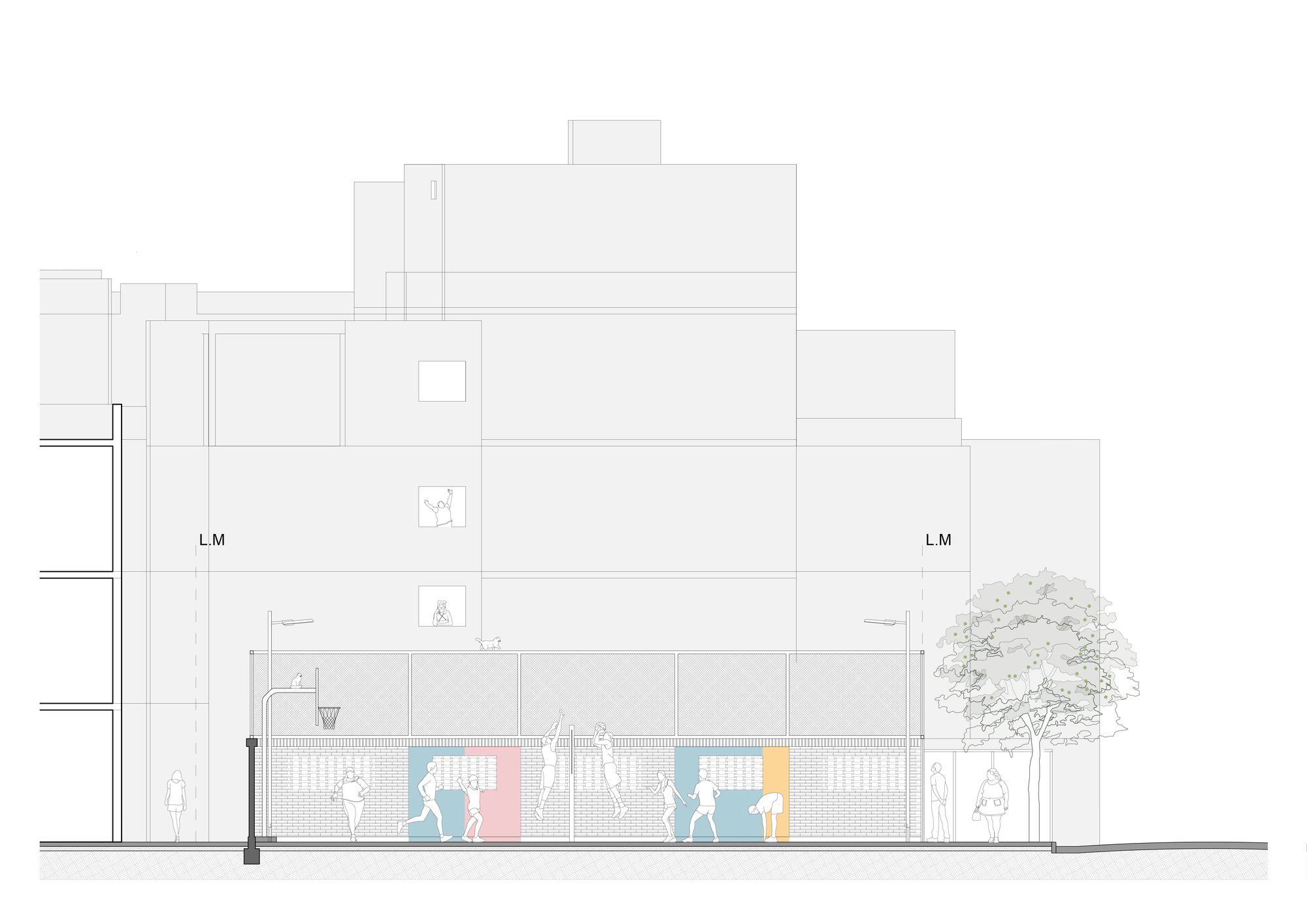 Playón Red Public Spaces and Community Infrastructures for Integration