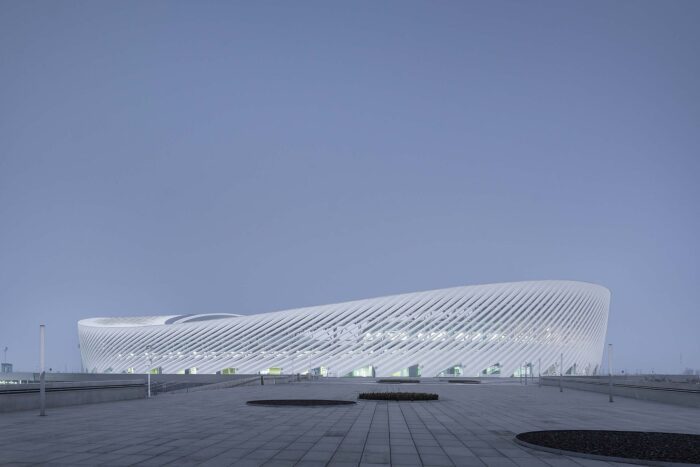stadium southeast facade. Image © Bowen Hou7
