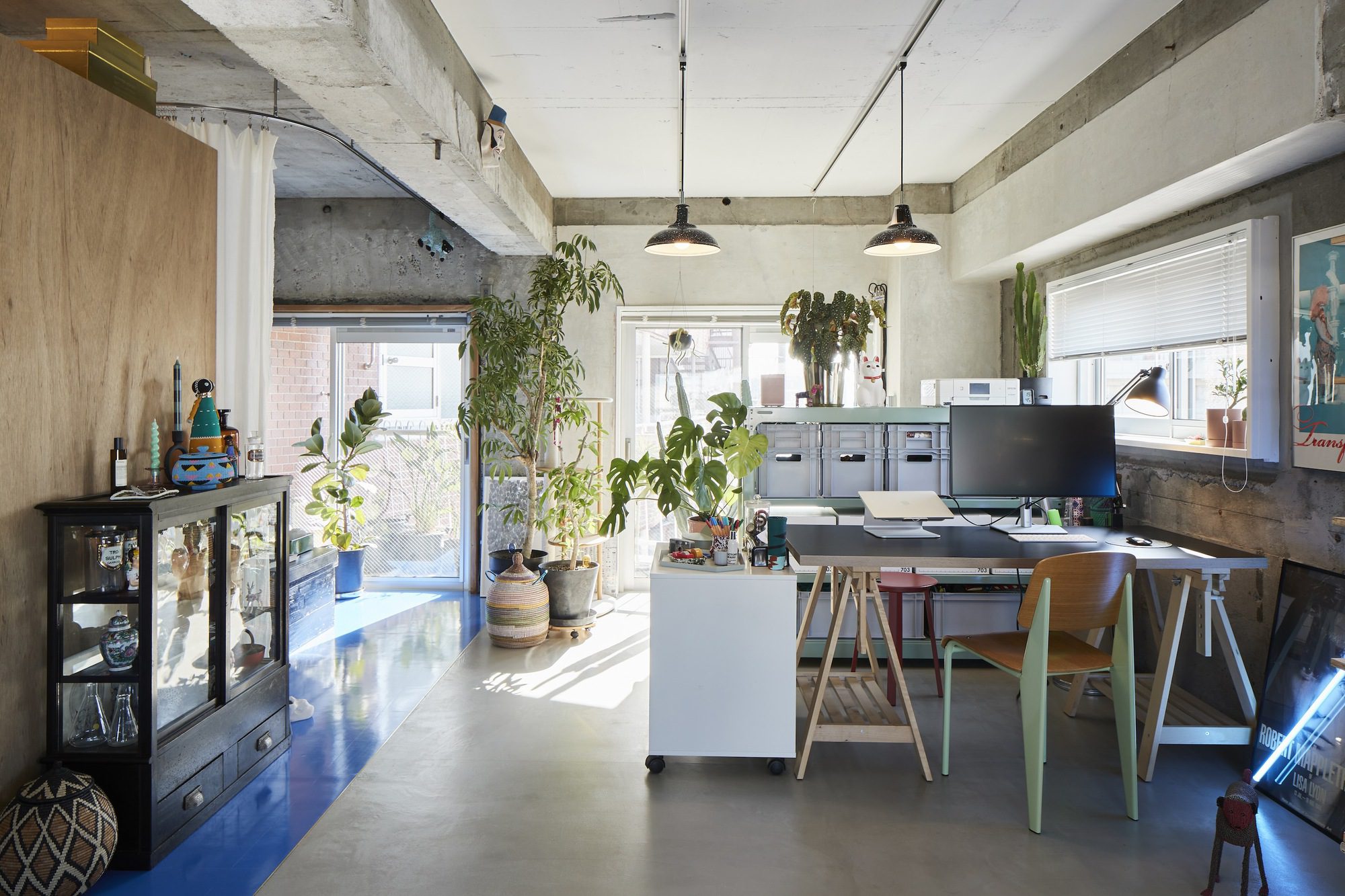 Tokyo Blue Apartment Renovation