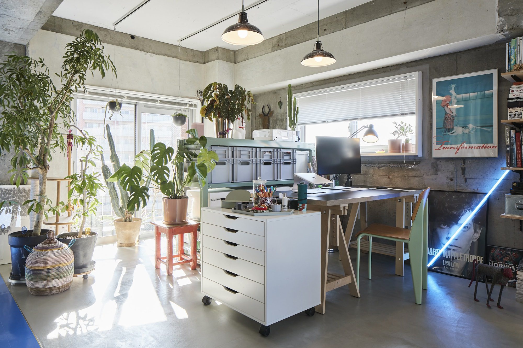 Tokyo Blue Apartment Renovation