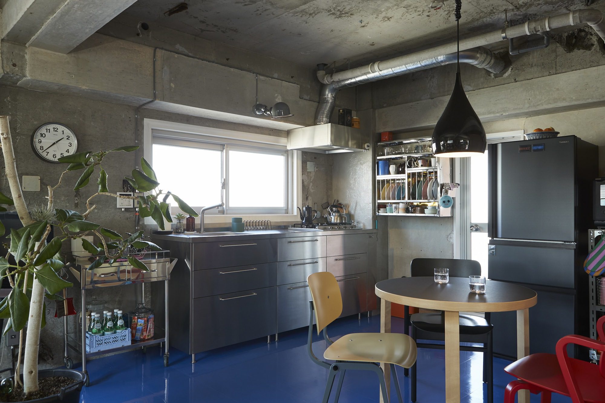 Tokyo Blue Apartment Renovation