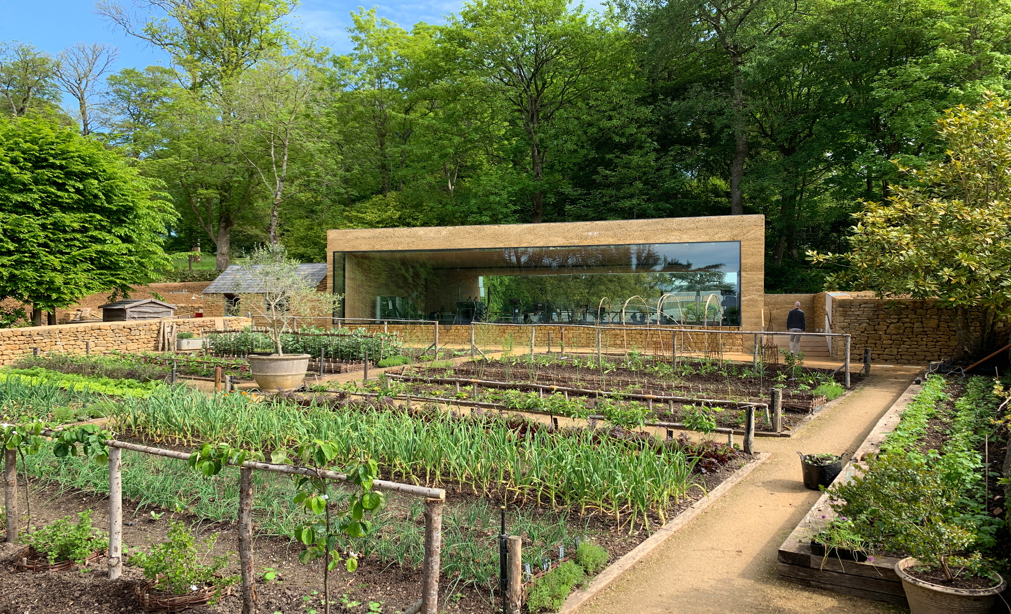 Room in a Productive Garden