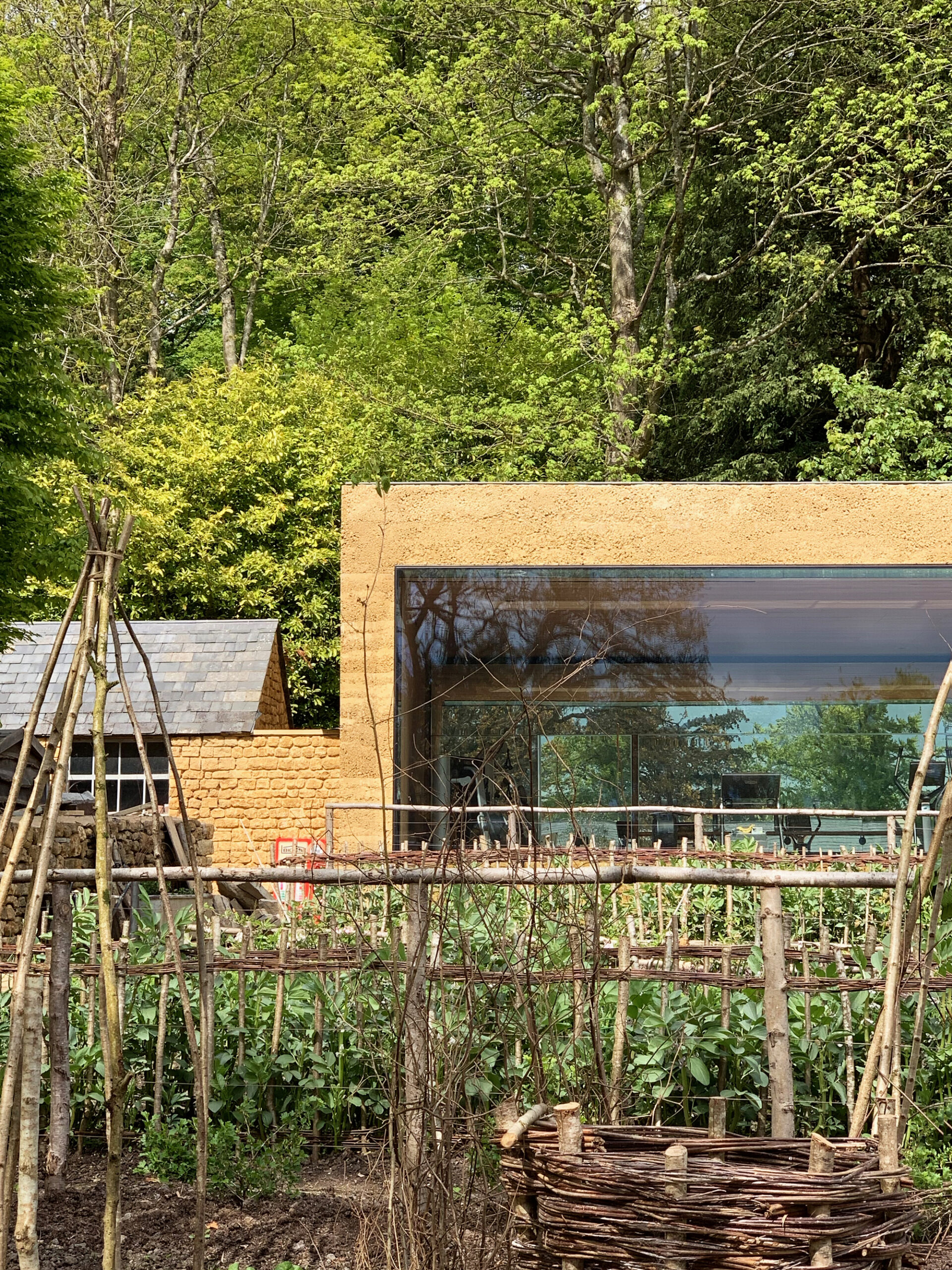Room in a Productive Garden