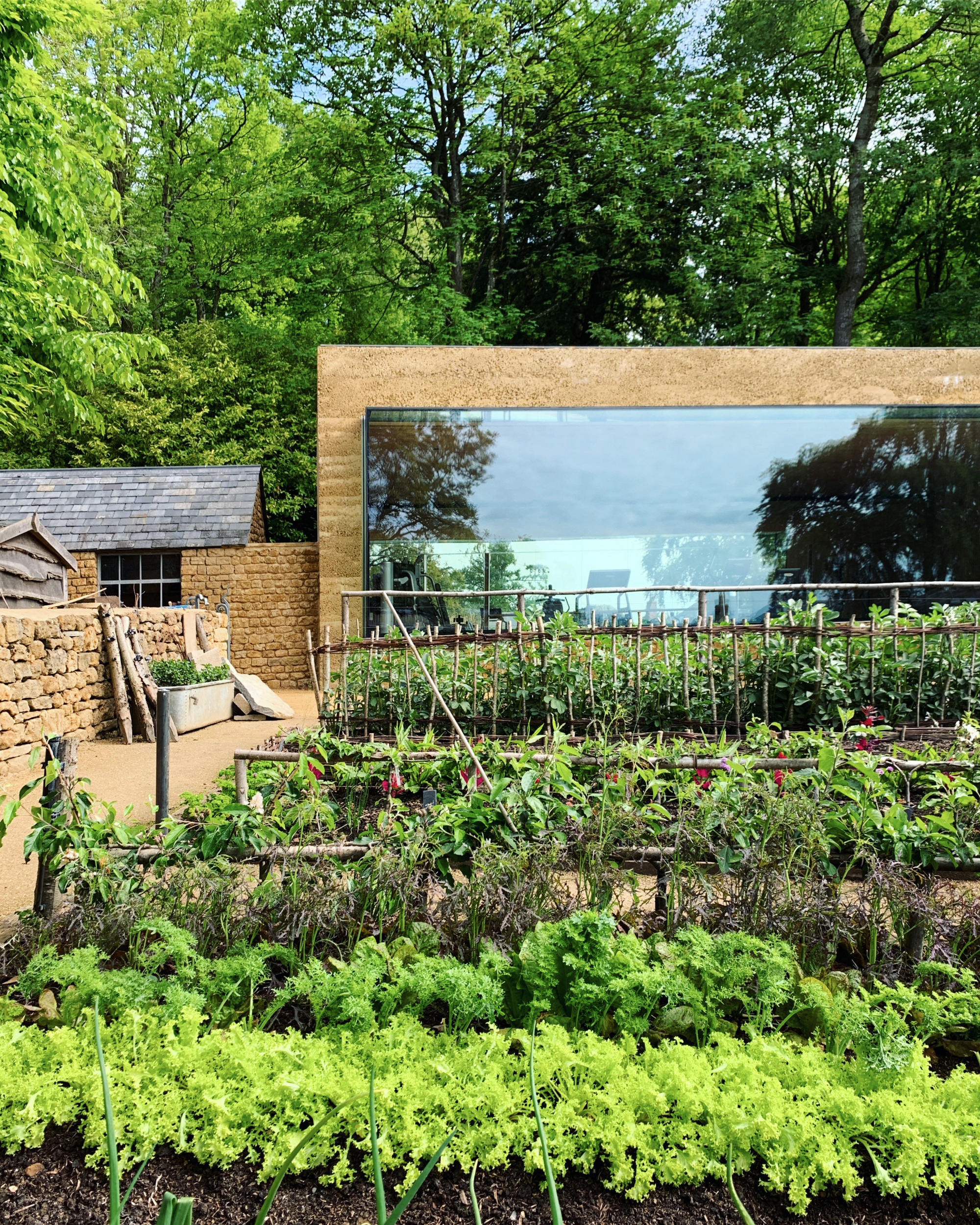 Room in a Productive Garden