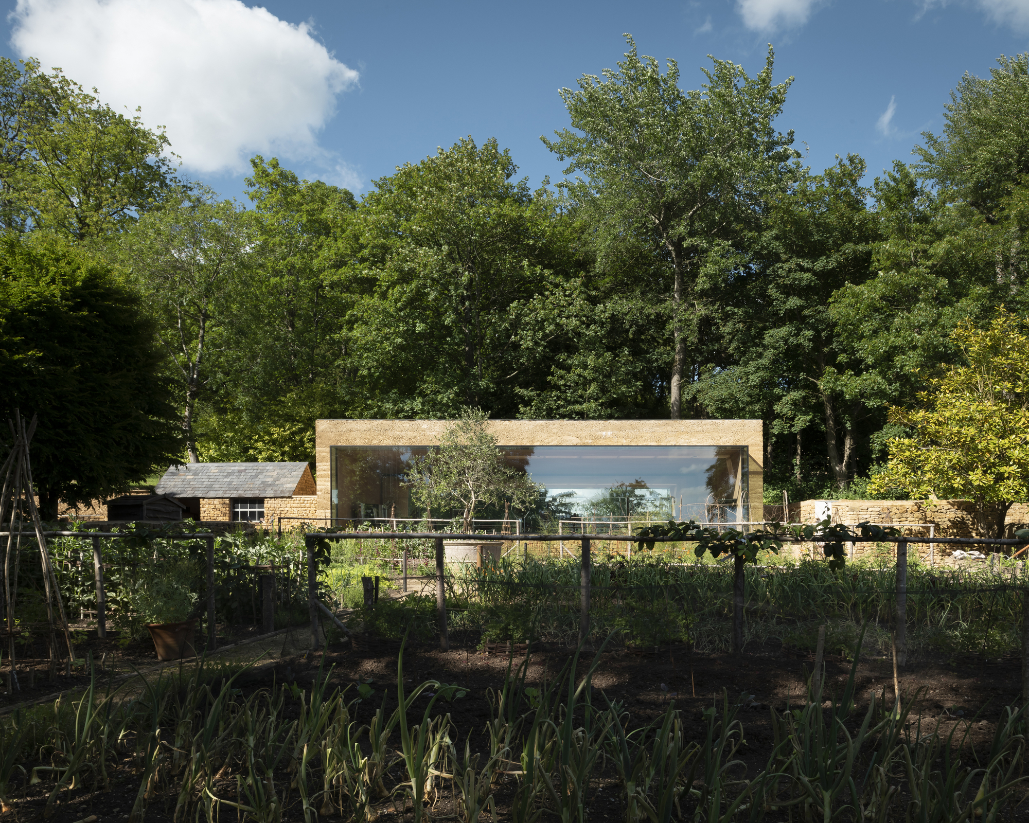 Room in a Productive Garden