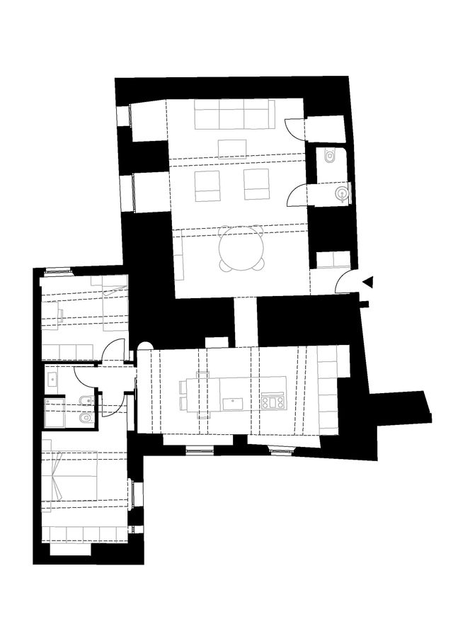 Apartment inside a Medieval Tower