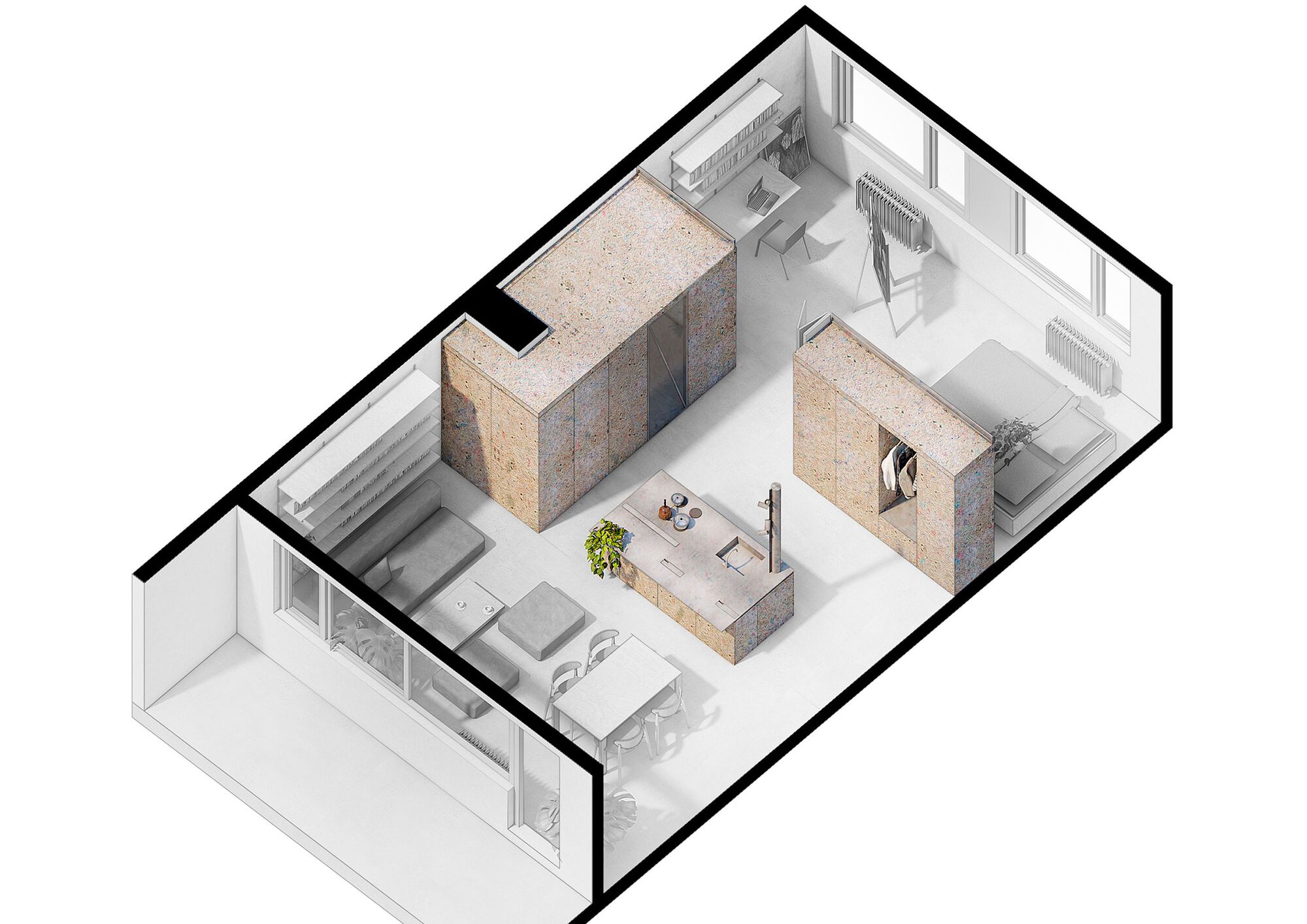 Rumburská Packwall Flat Renovation
