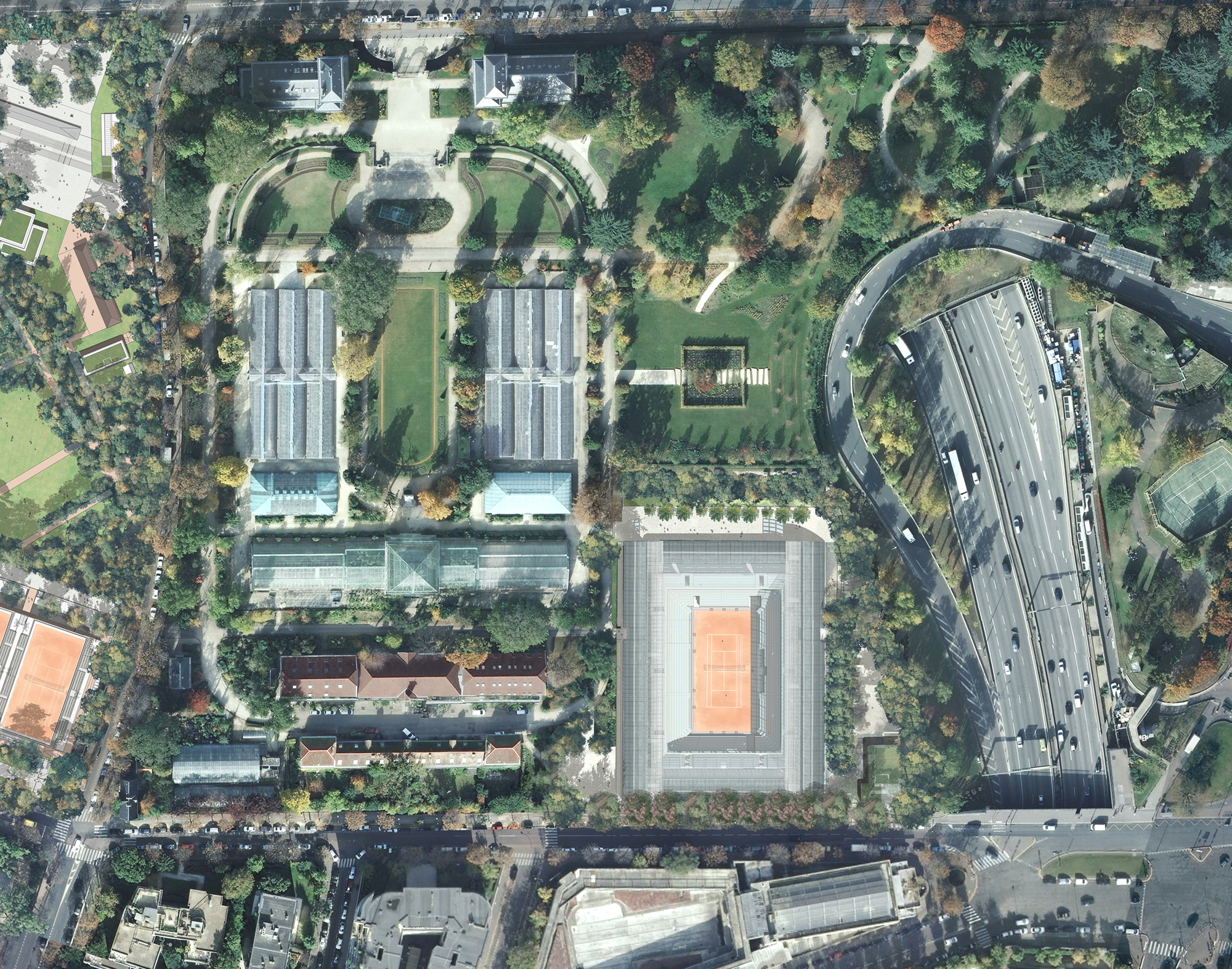 Simonne-Mathieu Tennis Court at Roland Garros