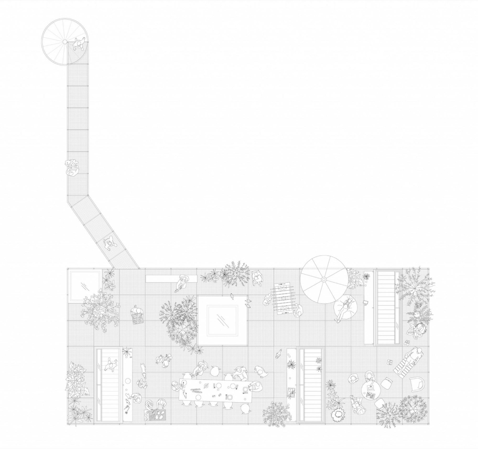Berlin Backyard Tower 6x9