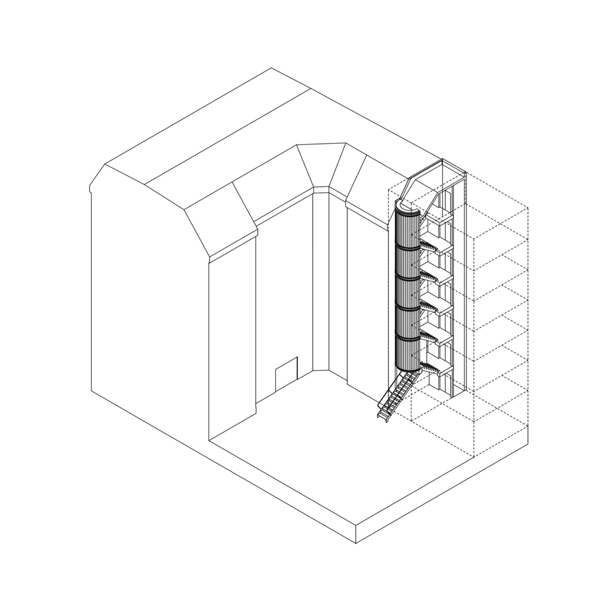 Berlin Backyard Tower 6x9