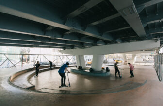 A Skate-spot near the Krymsky overpass