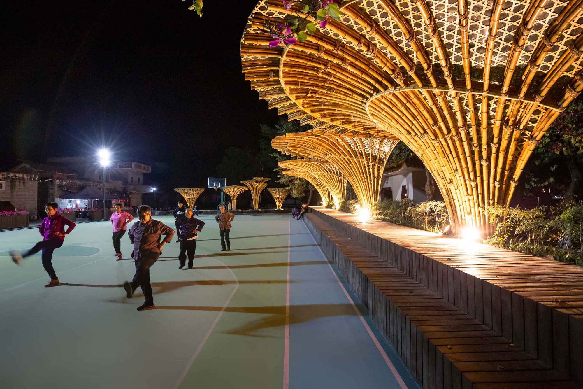 Changqi Stadium Bamboo Corridor