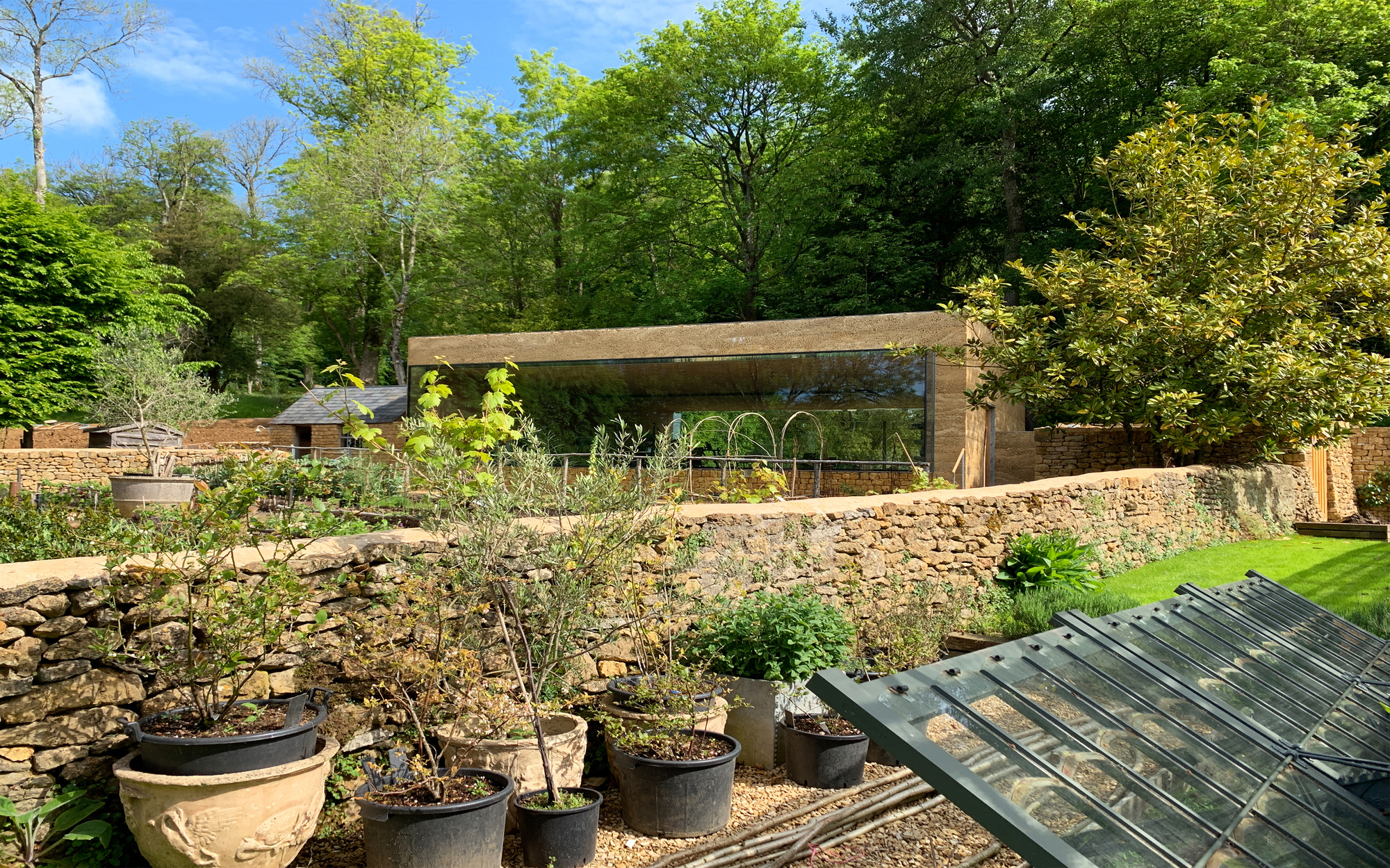 Room in a Productive Garden
