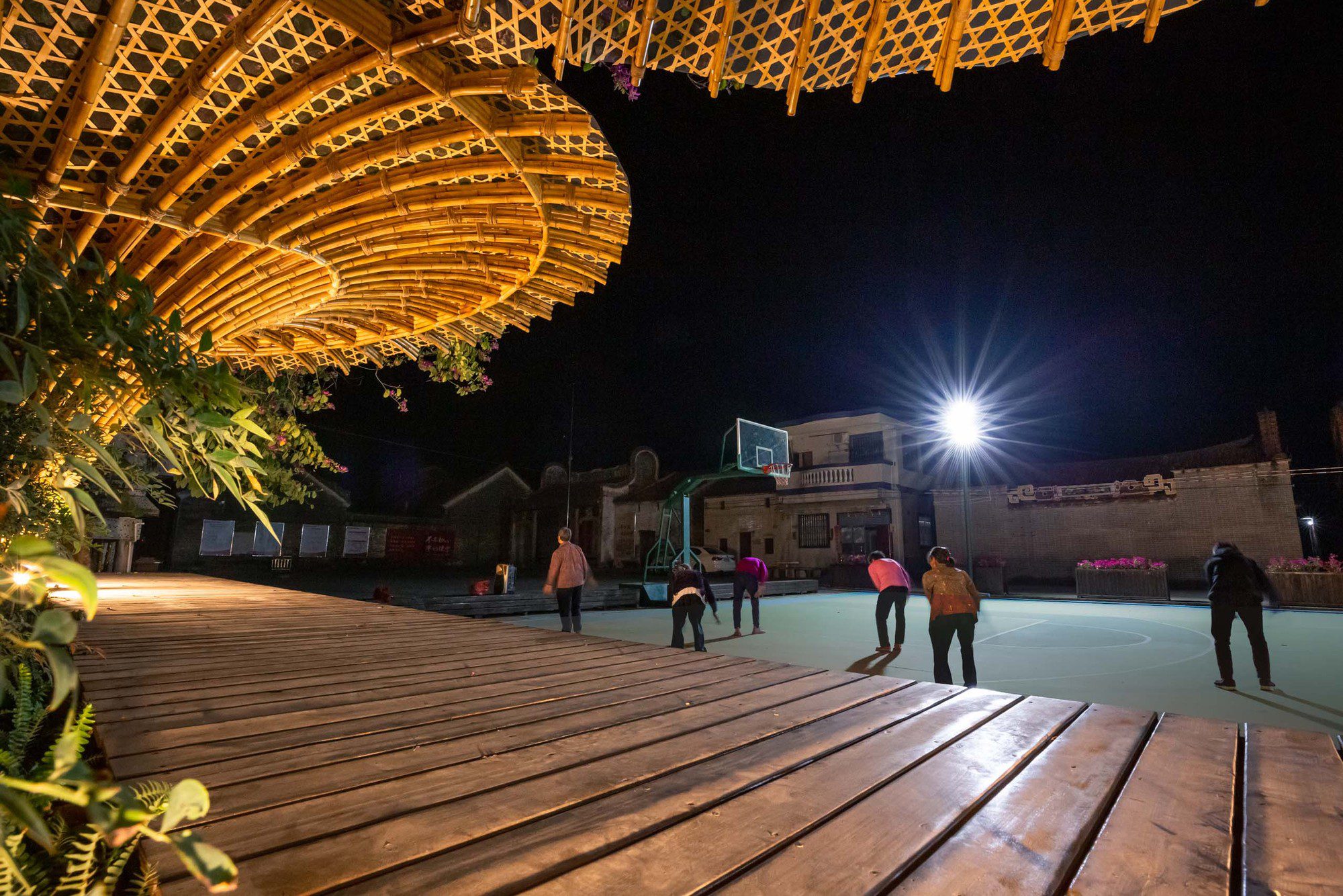 Changqi Stadium Bamboo Corridor