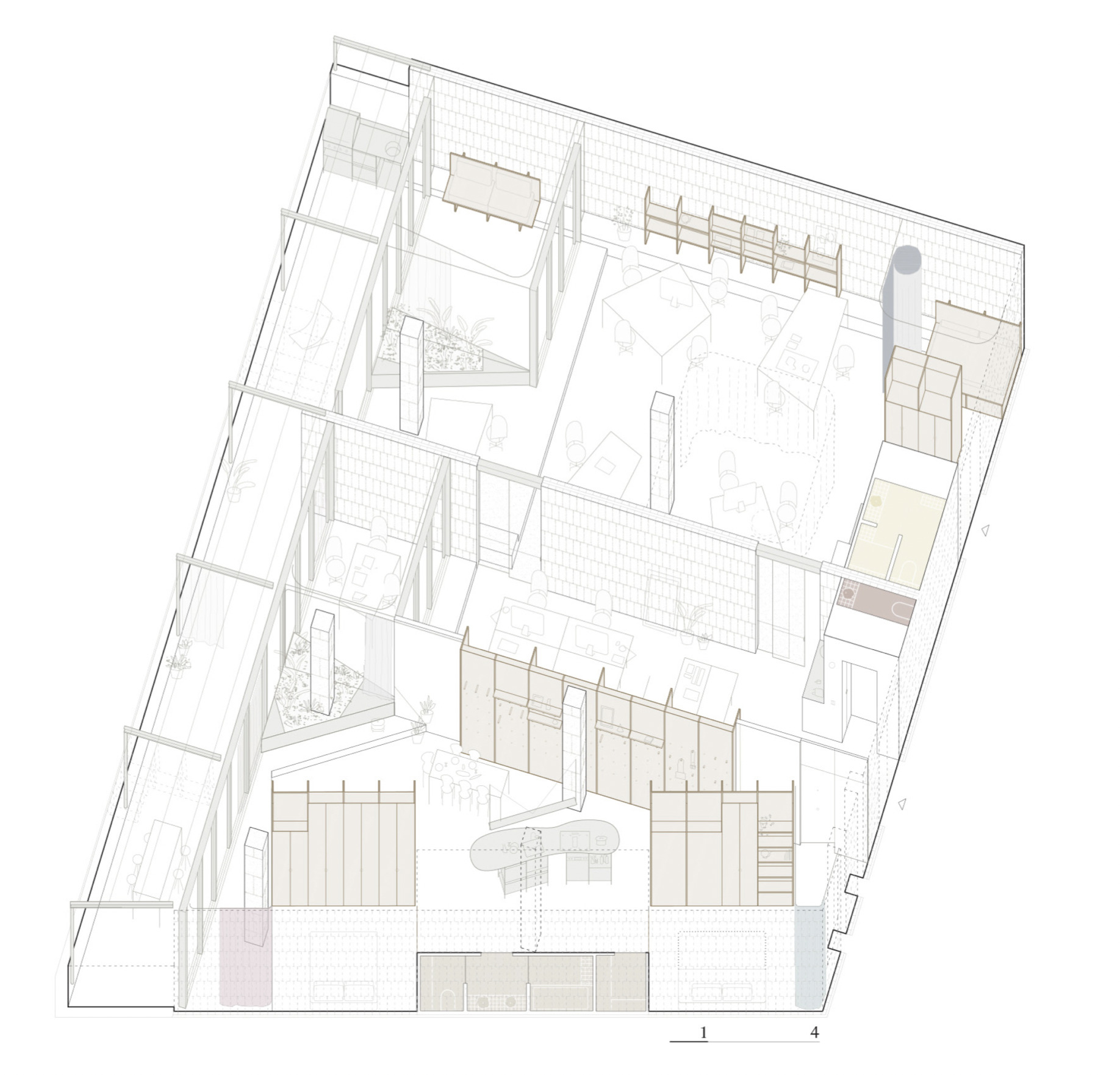 Blurring 2 Attics Renovation