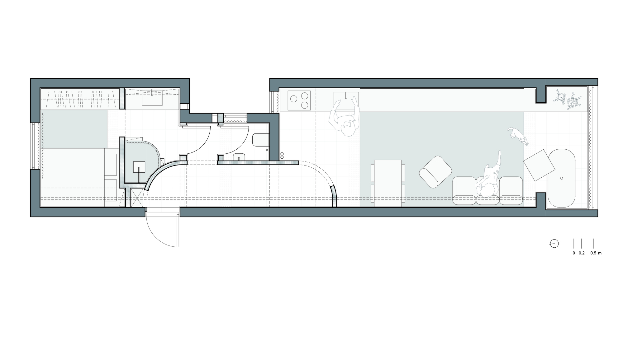 Renovation of an Old Public Apartment in Shanghai