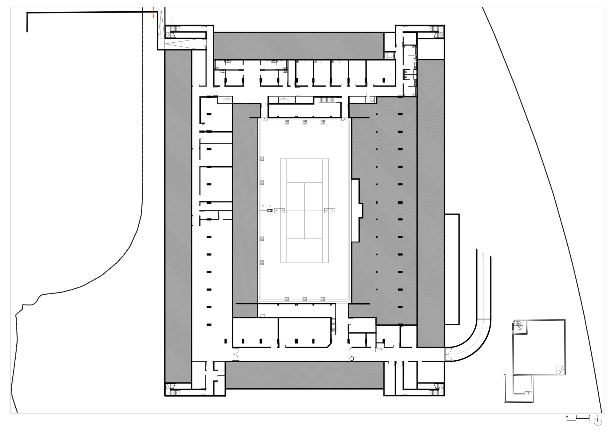 Simonne-Mathieu Tennis Court at Roland Garros