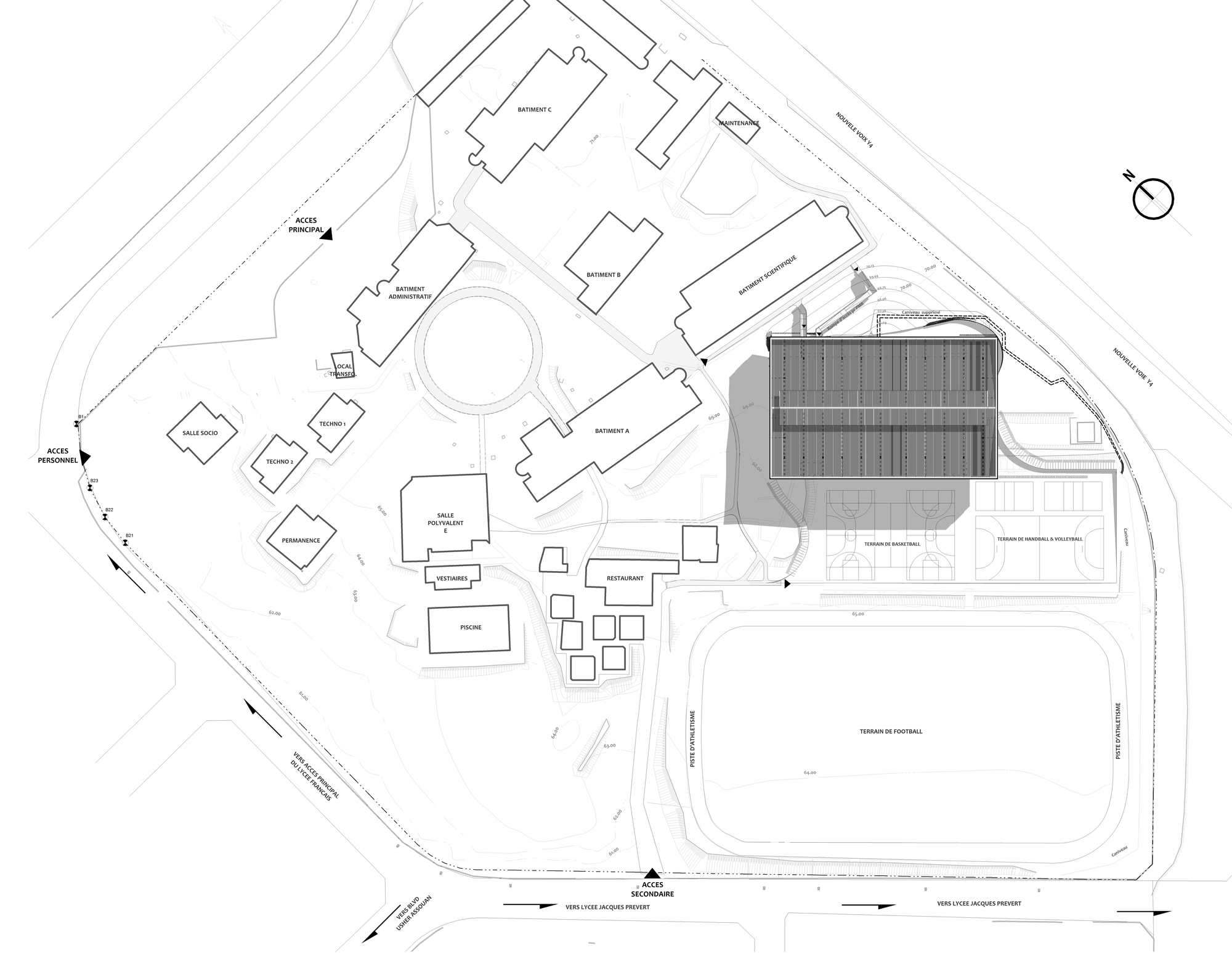 Gymnasium, Blaise Pascal High School